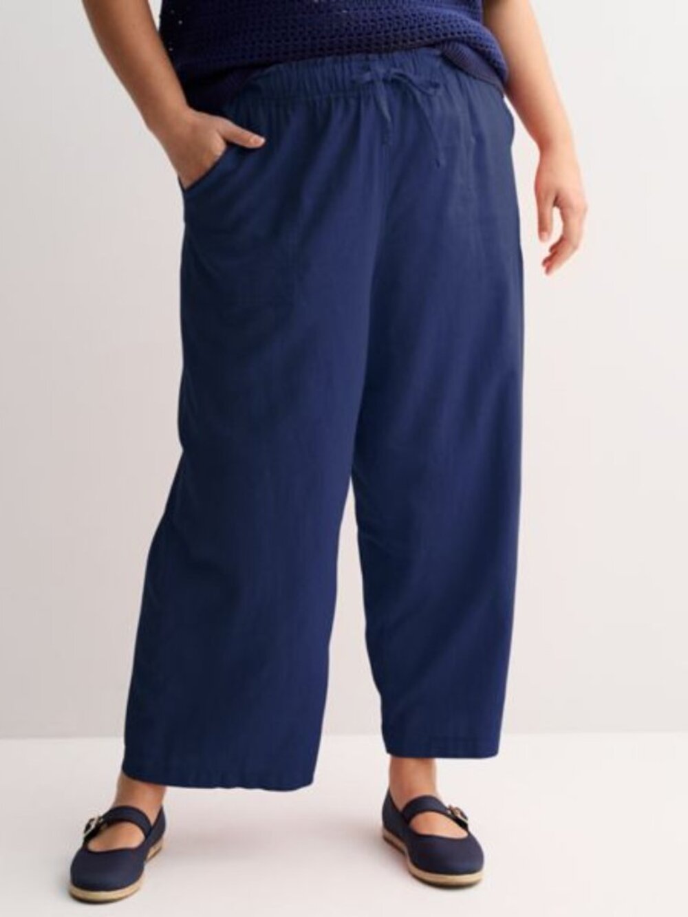 Sonoma Linen Wide Leg Pants 0X